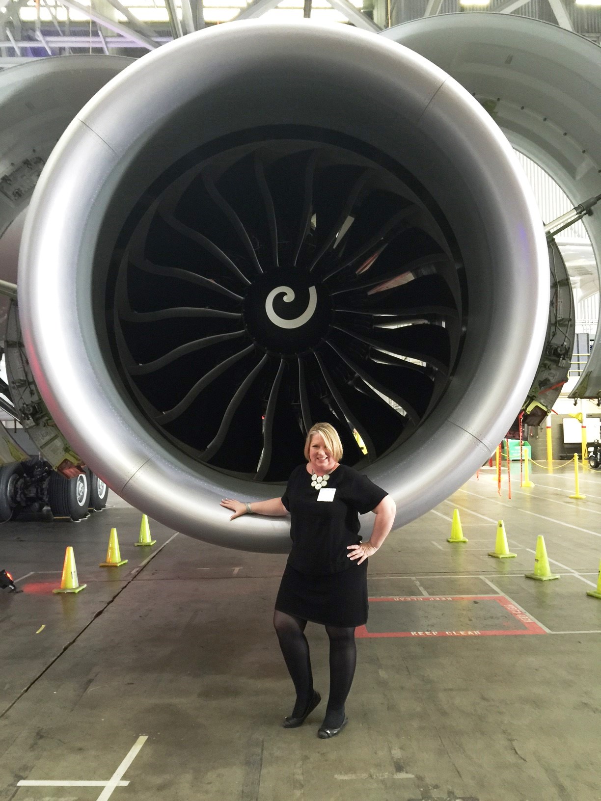 We all know jet engines are big... but these suckers are huge!