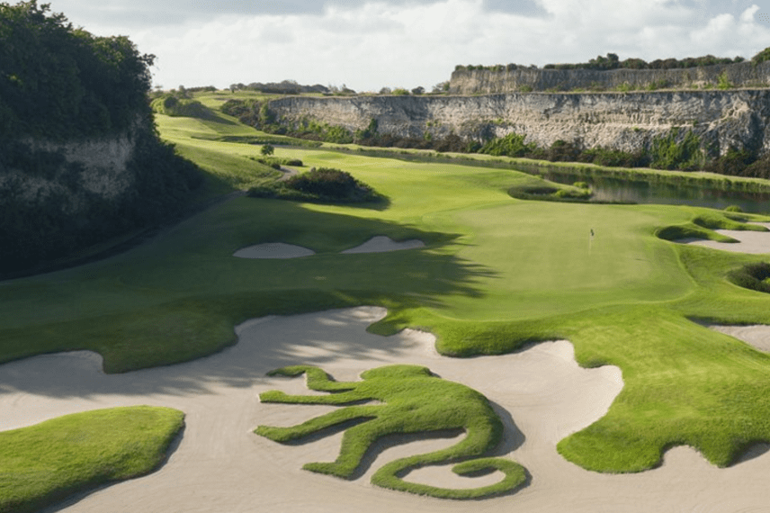 sandy lane green monkey golf course barbados